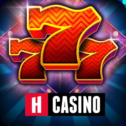 Triple seven casino motif on a dark ground